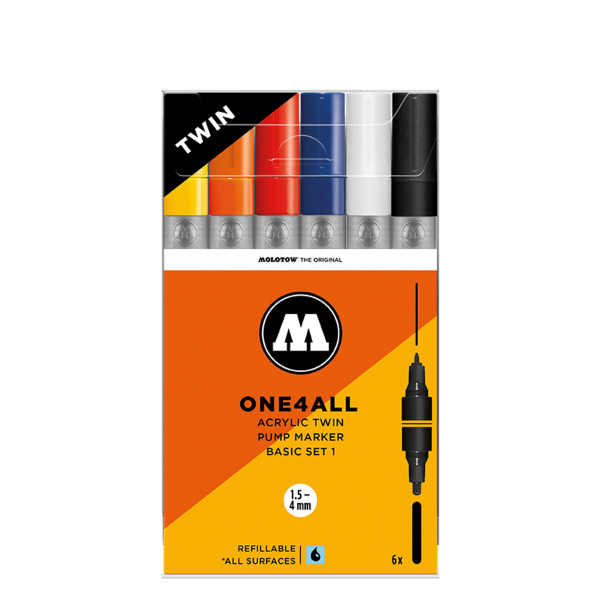 Molotow ONE4ALL Twin Acrylmarker-Set