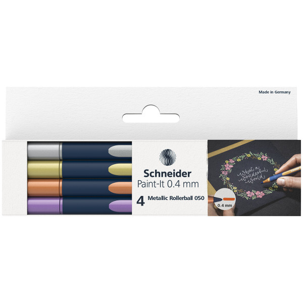 Schneider Paint-It Metallic Rollerball-Set