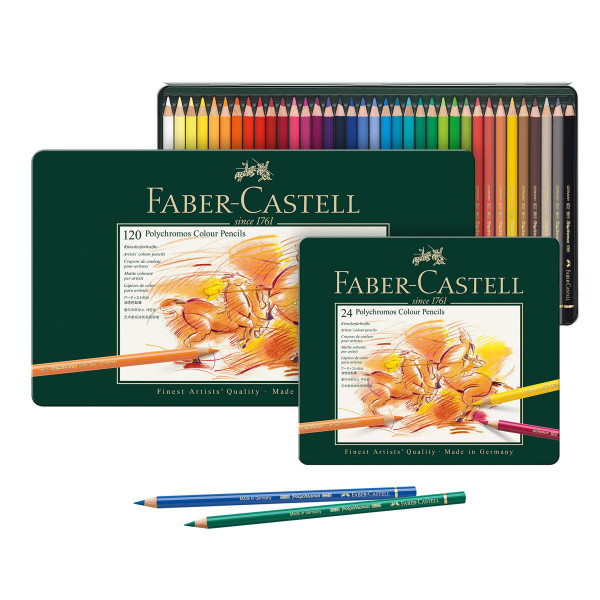 Faber-Castell Set crayons de couleur pour artistes Polychromos