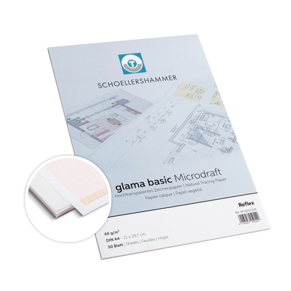 Schoellershammer Glama Microdraft Hochtransparentpapier