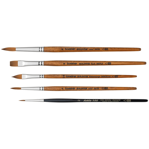 boesner Set de pinceaux aquarelle Best of